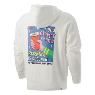 Downtown Graphic Hoodies ”Vit Blå Röd”