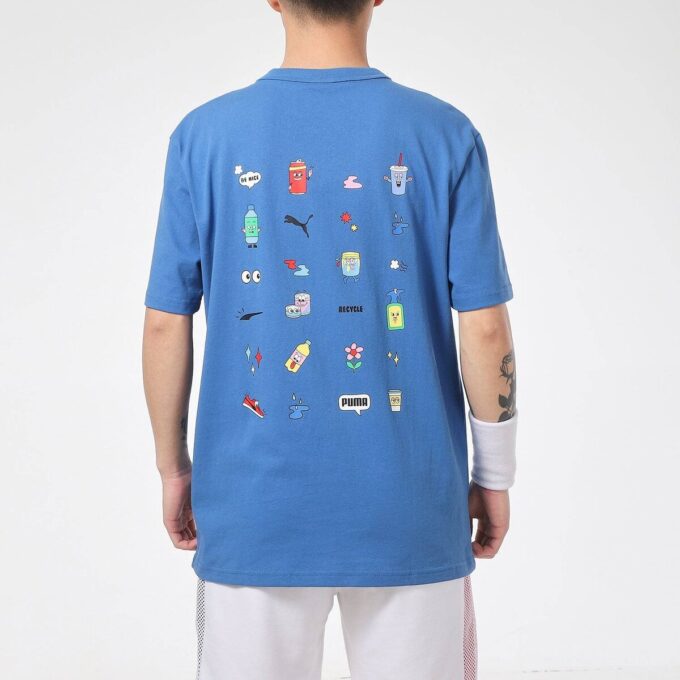 Downtown Graphic T-shirt ”Blå”