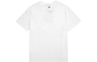 Downtown Graphic T-shirt Roligt Tryck Rund Hals Kortärmad Vit