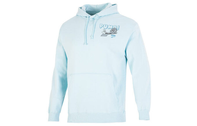 Downtown Logo Hoodie ”Blå”