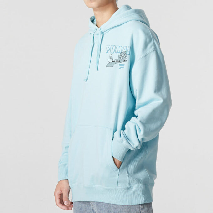 Downtown Logo Hoodie ”Blå”