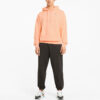 Downtown Logo Hoodie ”Rosa Svart Vit”