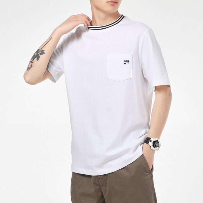 Downtown Pocket T-shirt ”Vit Svart”