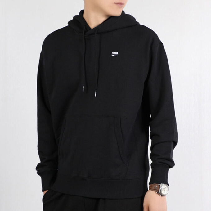Downtown Pull Over Hoodie Svart