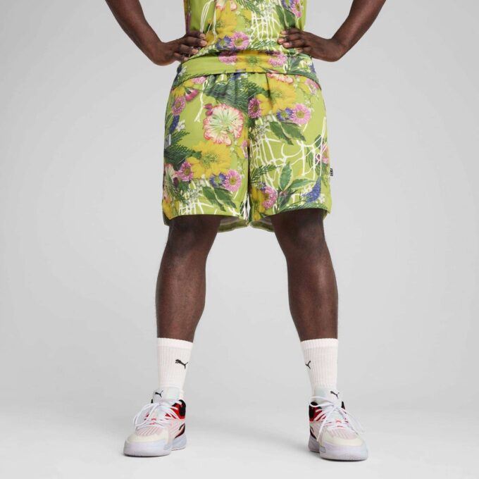 Dunked In Florals Herr Basket Shorts Dunked In Florals Herr Basket Shorts