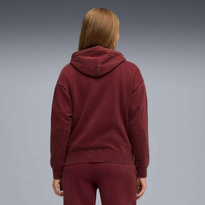 Elevated Essentials Acid Wash Dam Fleece Hoodie Elevated Essentials Acid Wash Dam Fleece Hoodie