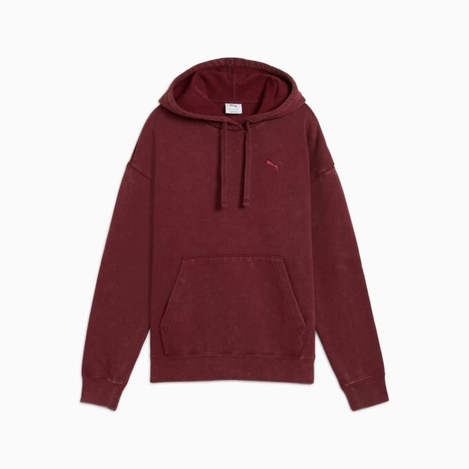 Elevated Essentials Acid Wash Dam Fleece Hoodie Elevated Essentials Acid Wash Dam Fleece Hoodie