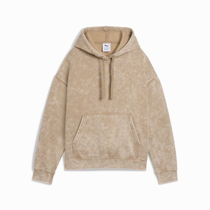 Elevated Essentials Acid Wash Dam Fleece Hoodie Elevated Essentials Acid Wash Dam Fleece Hoodie