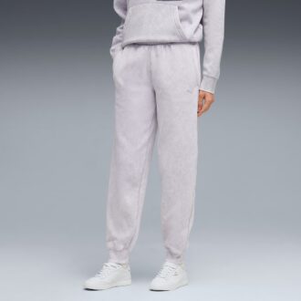 Elevated Essentials Acid Wash Dam Fleece Träningsbyxor