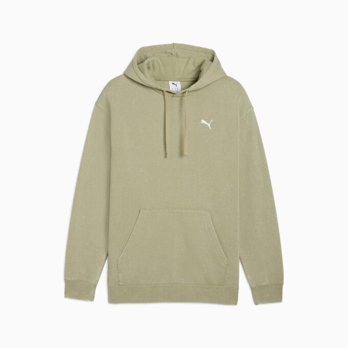 Elevated Essentials Acid Wash Herr Fleece Hoodie
