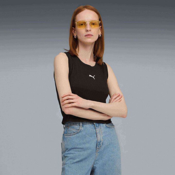 Elevated Essentials Dam Ribbad Linne Elevated Essentials Dam Ribbad Linne