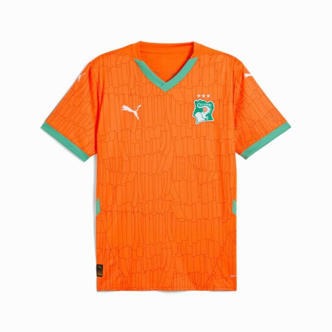 Elfenbenskusten 2025 Home Replica Jersey Fotboll för män