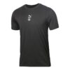 Enfärgad t-shirt med rund hals ”Svart”