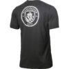 Enfärgad t-shirt med rund hals ”Svart”