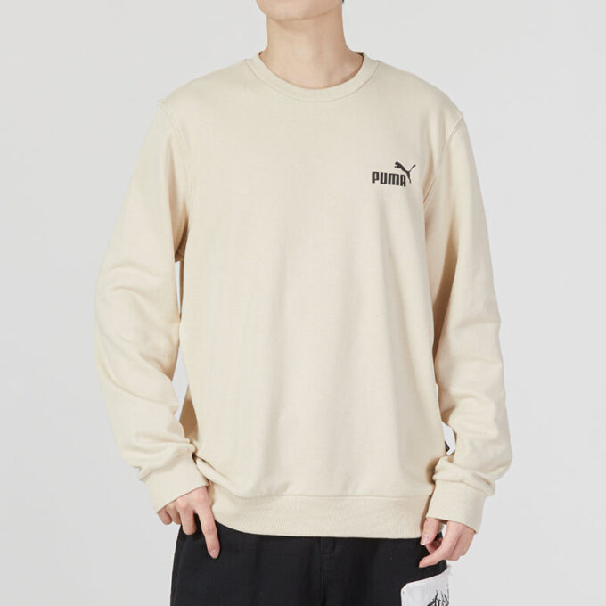 Ess Liten Logo Crew Logo Tröja ”Beige”