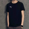 Essential Regular Fit Logo Print T-shirt ”Svart”