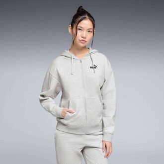 Essentials Dam Fleece Hoodie Med Dragkedja