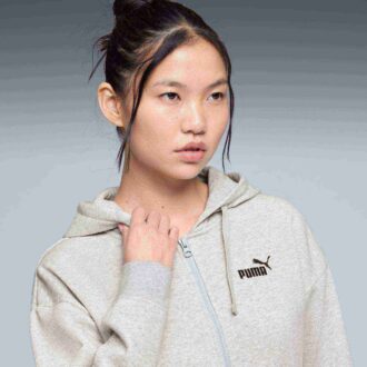 Essentials Dam Fleece Hoodie Med Dragkedja