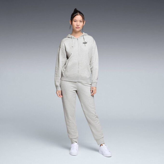 Essentials Dam Fleece Hoodie Med Dragkedja Essentials Dam Fleece Hoodie Med Dragkedja