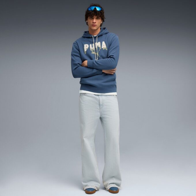 Essentials Double Up Herr Fleece Hoodie