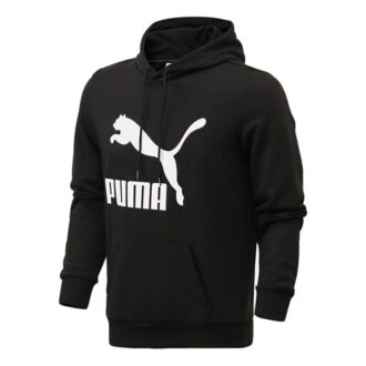 Essentials Fleece Hoodie ”Svart Vit”