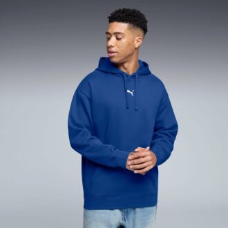 Essentials Herr Avslappnad Fleece Hoodie