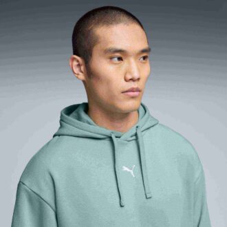 Essentials Herr Avslappnad Fleece Hoodie