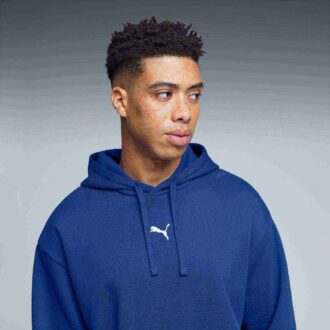 Essentials Herr Avslappnad Fleece Hoodie