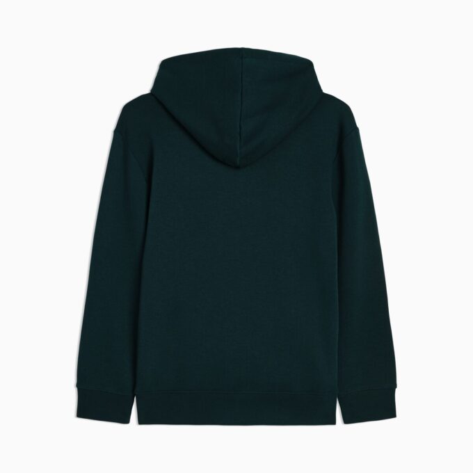 Essentials präglad stor barnhuvtröja i bomullsfleece Essentials präglad stor barnhuvtröja i bomullsfleece