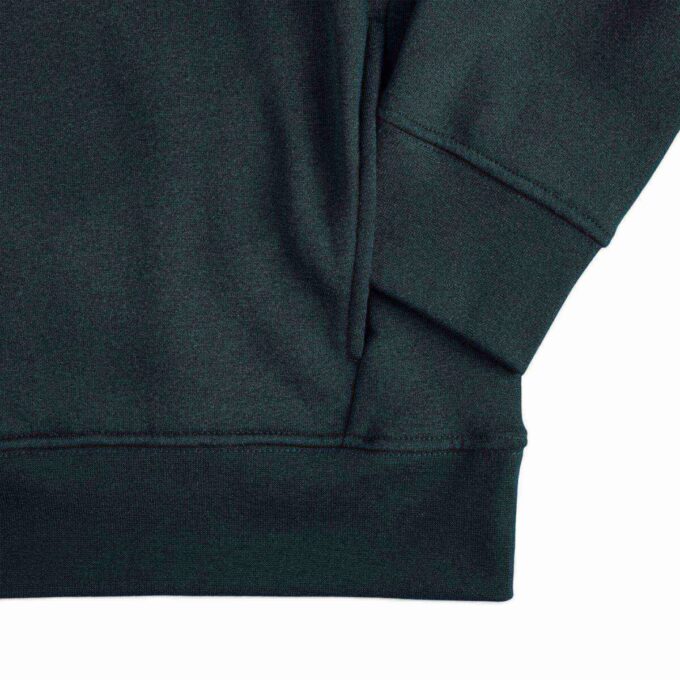 Essentials präglad stor barnhuvtröja i bomullsfleece Essentials präglad stor barnhuvtröja i bomullsfleece