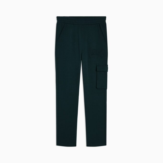 Essentials präglade fleece cargojoggingbyxor för små barn Essentials präglade fleece cargojoggingbyxor för små barn