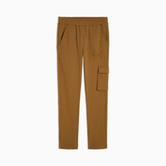 Essentials präglade fleece cargojoggingbyxor för små barn
