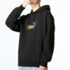 Essentials Rainbow Hoodie ”Svart”