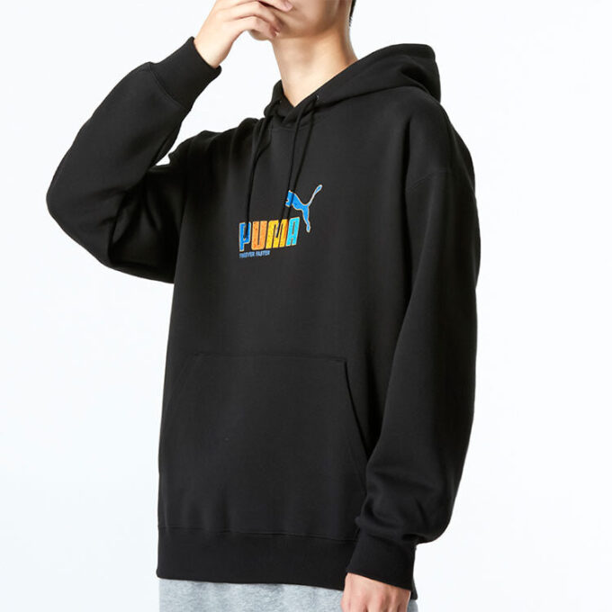 Essentials Rainbow Hoodie ”Svart”