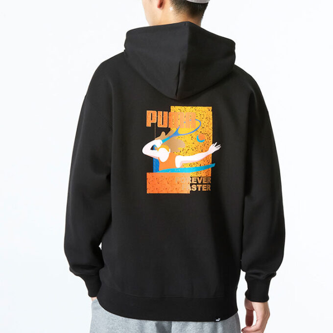 Essentials Rainbow Hoodie ”Svart”