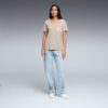 Essentials Script T-shirt med V-ringning för kvinnor Essentials Script T-shirt med V-ringning för kvinnor