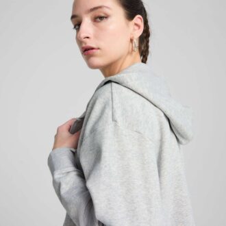 Essentials Small No. 1 Logo French Terry Dam Komfort Heldragkedja Hoodie