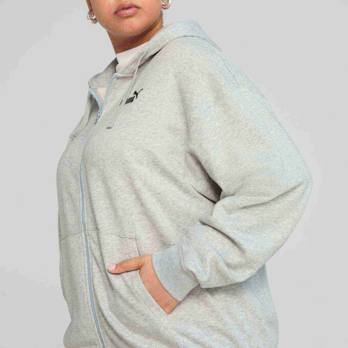 Essentials Small No. 1 Logo French Terry Dam Komfort Heldragkedja Hoodie Essentials Small No. 1 Logo French Terry Dam Komfort Heldragkedja Hoodie