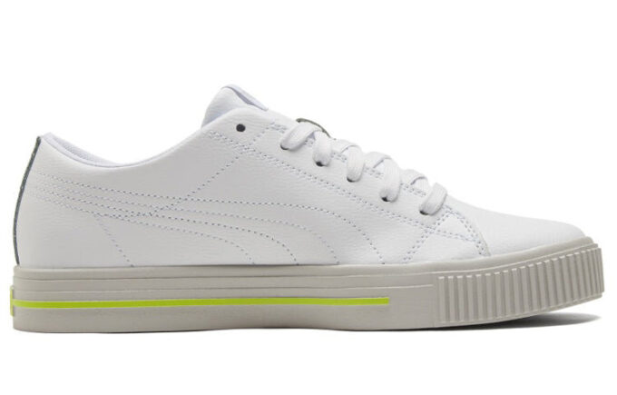 Ever Low Top Casual Skateskor Vita Gula Unisex ”Vita Gula Gråa”