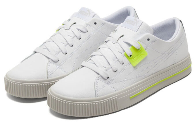 Ever Low Top Casual Skateskor Vita Gula Unisex ”Vita Gula Gråa”