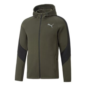 Evostripe Full Zip Hoodie ”Grön”