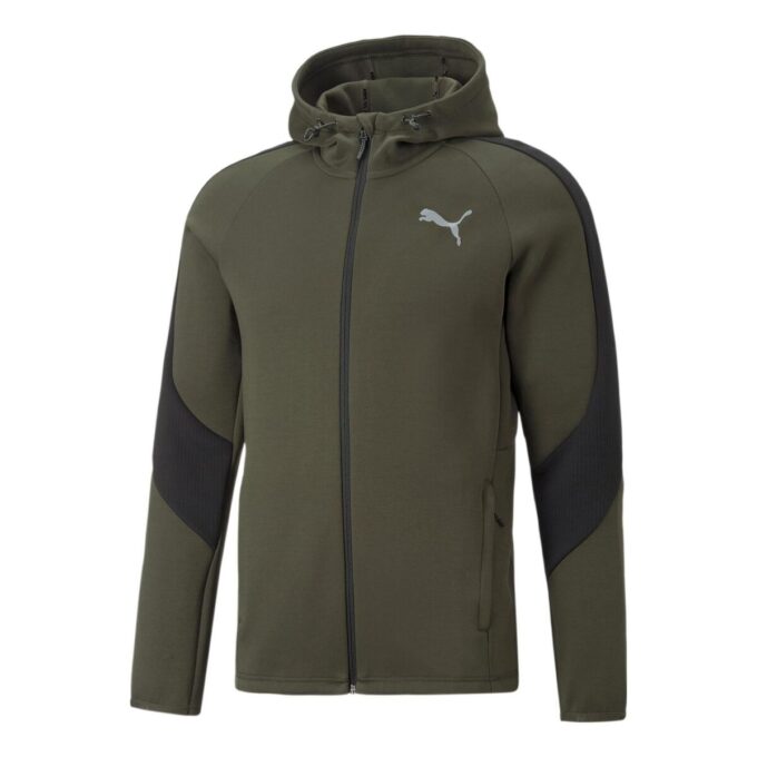 Evostripe Full Zip Hoodie ”Grön”