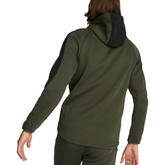 Evostripe Full Zip Hoodie ”Grön”