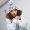 Fair Isle Winter Pom Pom Snowflake Beanie