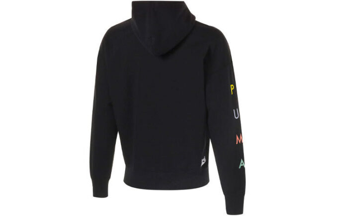 Fierce Cat Graphic Hoodie ”Svart”