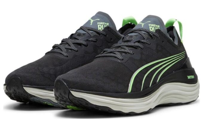 ForeverRun NITRO Löparskor ”Svart Grön”