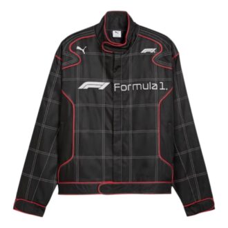 Formel 1 75 år Motorsport Racingjacka Relaxed Fit ”Svart”