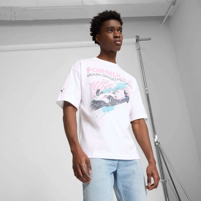 Formula 1® Miami Splash Herr T-shirt med tryck Formula 1® Miami Splash Herr T-shirt med tryck