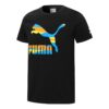 Färgglad logotyp-t-shirt ”Svart”