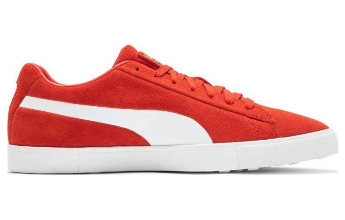 Fusion Suede For All Time LE Golfskor ”Röd Vit”